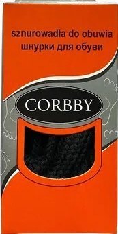 шнурки corbby плоские 100cm black CORBBY
