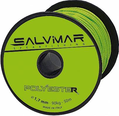 линь salvimar polyester, o 1.7 мм., 90 кг., 1м