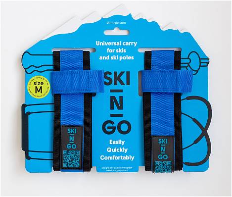 переноска лыж и лыжных палок ski-n-go