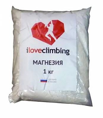ILOVECLIMBING магнезия i love climbing пакет 1000 гр