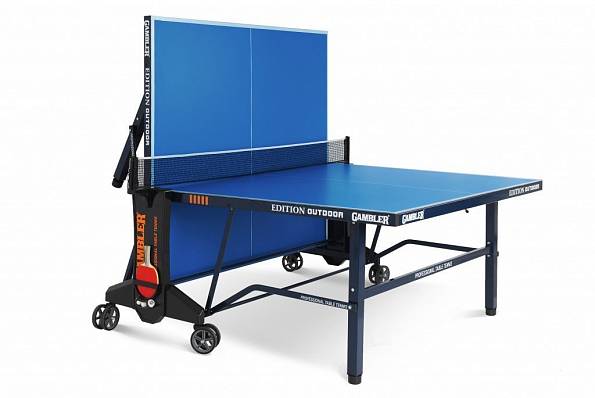 стол теннисный gambler edition outd blue
