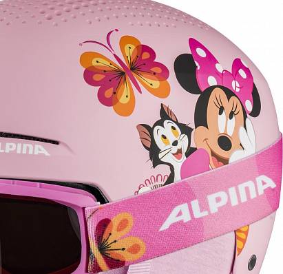 шлем горнолыжный alpina zupo minnie mouse set