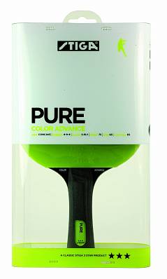 ракетка н/теннис stiga pure colour advance (lime) для настольного тенниса