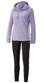 Костюм PUMA Classic Hooded Sweat violet/black ж.