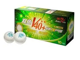 Шарики н/теннис Double Fish 2* Volant (10шт) 40+