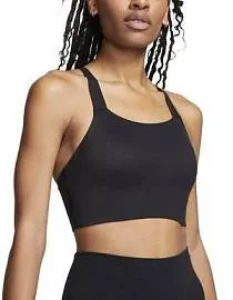 Топ-бра NIKE Df Swsh Luxe Ll black/dk smoke gr ж.