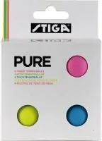 Шарики н/теннис STIGA Pure (разноцветные) 4 шт
