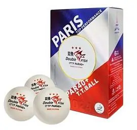 Шарики н/тен Double Fish 40+ 3*** 6шт