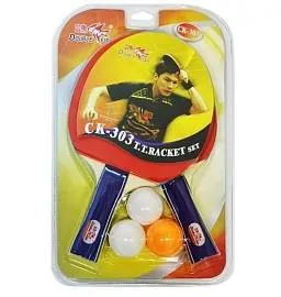 Набор для н/теннис Double Fish 303 2 ракетки 3 мяч