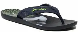 Сланцы RIDER Way Dedo Ad чёрный/зелёный м.