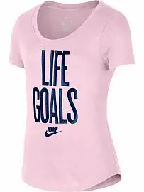 Футболка NIKE ss Nsw Scoop Pink/Navy д.