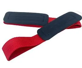 Лямки атлетические для тяги E42105 красные L