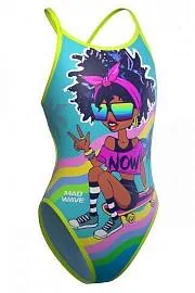 Купальник MAD WAVE Duo C7 violet д.