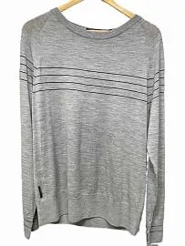 Джемпер ICEBREAKER Knit 12-13 LS Aries Cr Blk м.