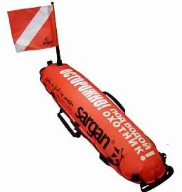 Буй SARGAN для подводного охотника с карманом