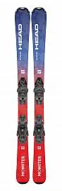 Лыжи горные HEAD Monster Easys JRS+кр.JRS 4.5 GW