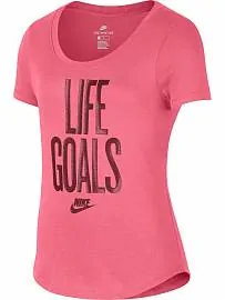 Футболка NIKE ss Nsw Scoop Sea Coral/Team Red д.