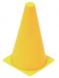 Конус-фишка для слалома h-20см желтый