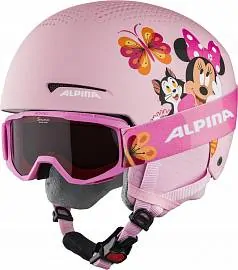 Шлем горнолыжный ALPINA ZUPO MINNIE MOUSE set