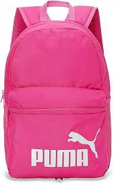 Рюкзак PUMA Phase fluo pink-silver logo