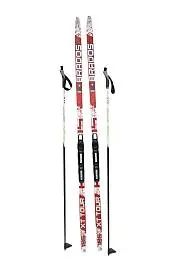 Лыжи (степ)+крепления Snowmatic SNS+палки