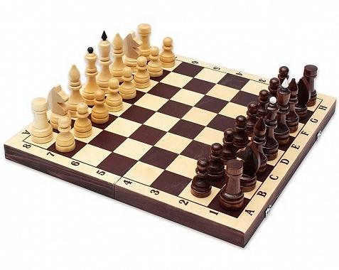 шахматы турнирные лакированные с доской е-7