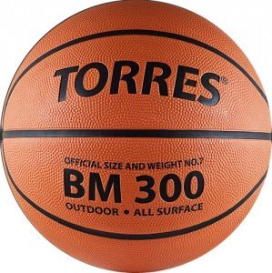 мяч баскетбольный torres bm300 для для баскетбола