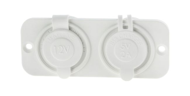 панель с usb-разъемом 5в 2.1а и прикур. врез,бел панель с usb-разъемом 5в 2.1а и прикур. врез,бел