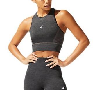 топ asics seamless top performance blk ж. Asics