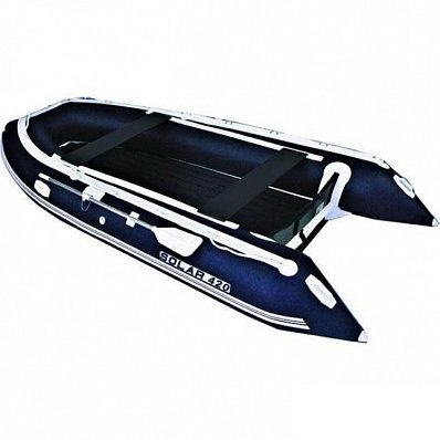 лодка надувная моторная solar-420 jet тоннель