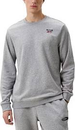 Свитшот REEBOK Identity Small Logo grey/red м.