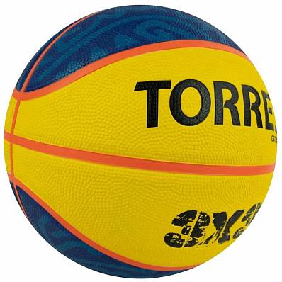 мяч баскетбольный torres 3x3 outdoor №6 для для баскетбола