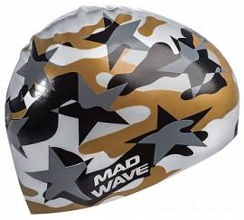 Шапочка д/плав. MAD WAVE Military Star Multi