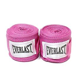 Бинт боксерский Everlast 3м розовый