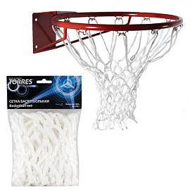 Сетка баскетбольная белая