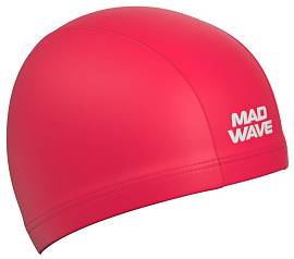 Шапочка д/плав. MAD WAVE Adult Lycra red
