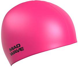 Шапочка д/плав. MAD WAVE Light Big pink