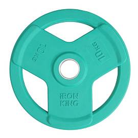 Диск обрезин. Зеленый d50 - 10 кг ДХЦ три хвата