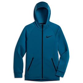 Толстовка NIKE ss B Dry Fz Hyper Flc Blue д.