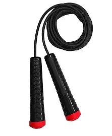 Скакалка Fortius 3м черный/красный