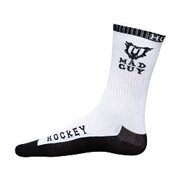 Носки хоккейные MAD GUY Strike Regular Wh/bk