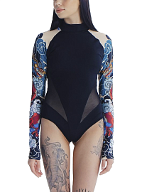 Купальник AXEFEEL Tattoo Dragon LS ж.