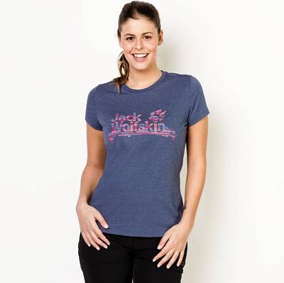 футболка jw fw brand t ж. JackWolfskin