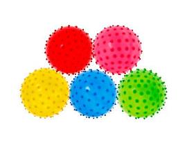 Мяч-эспандер надувной с шипами 20см