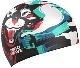 Шапочка д/плав. MAD WAVE Silicone Lynx Multi д.