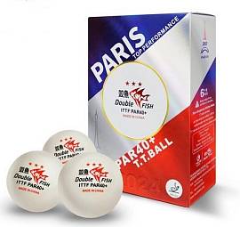 Шарики н/тен Double Fish 40+ 3*** 6шт