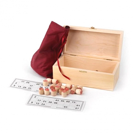 Лото в деревянном сундуке Л-4