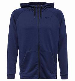 Толстовка ф. NIKE fw Dry Fz Binary Blue/Black м.