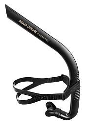 Дыхательный тренажер MAD WAVE Speed Snorkel Black