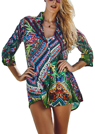 Блуза MARYSSIL Camisa Estampada Viscose мульти ж.